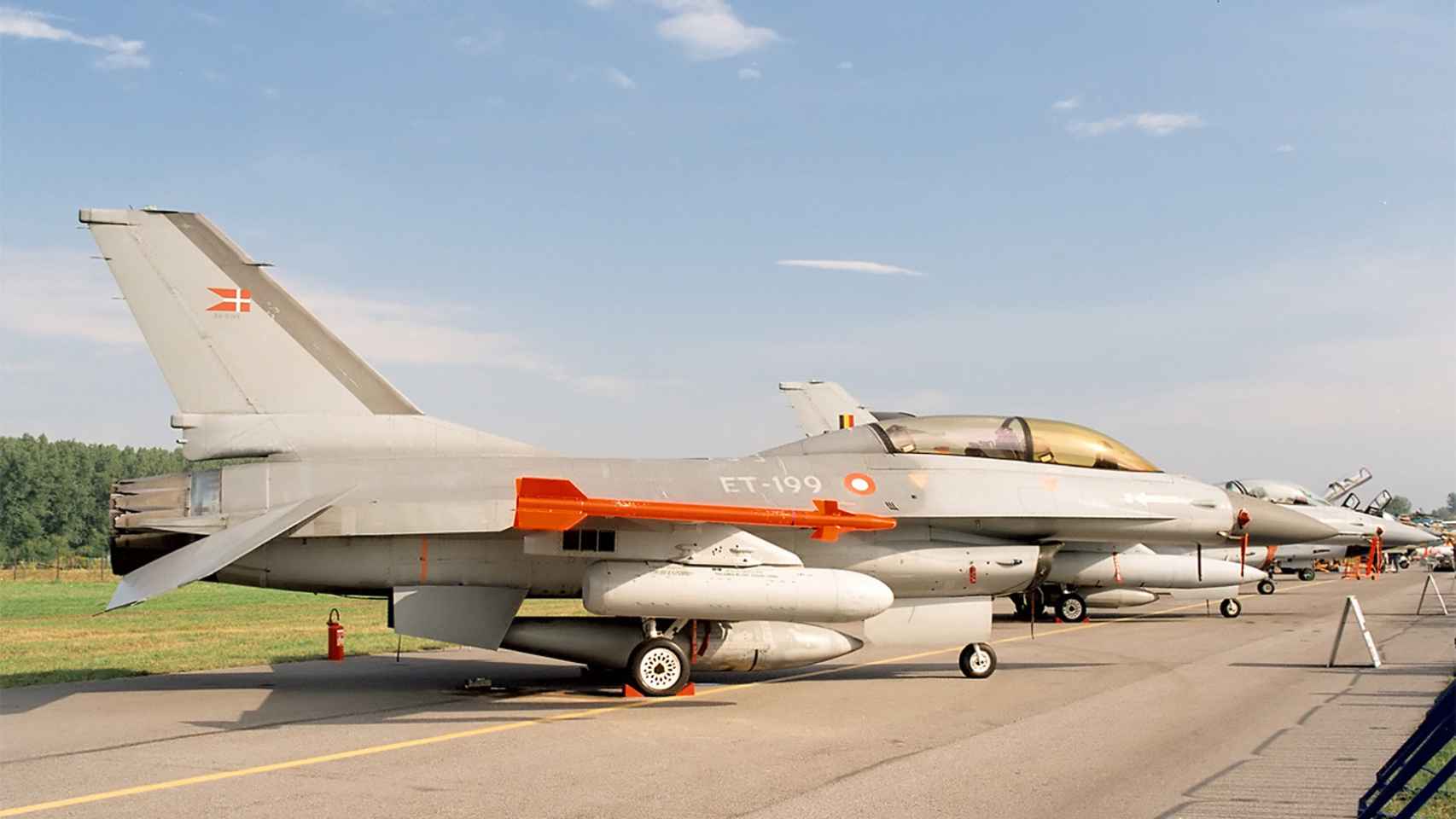F-16 de la Fuerza Aérea Danesa.