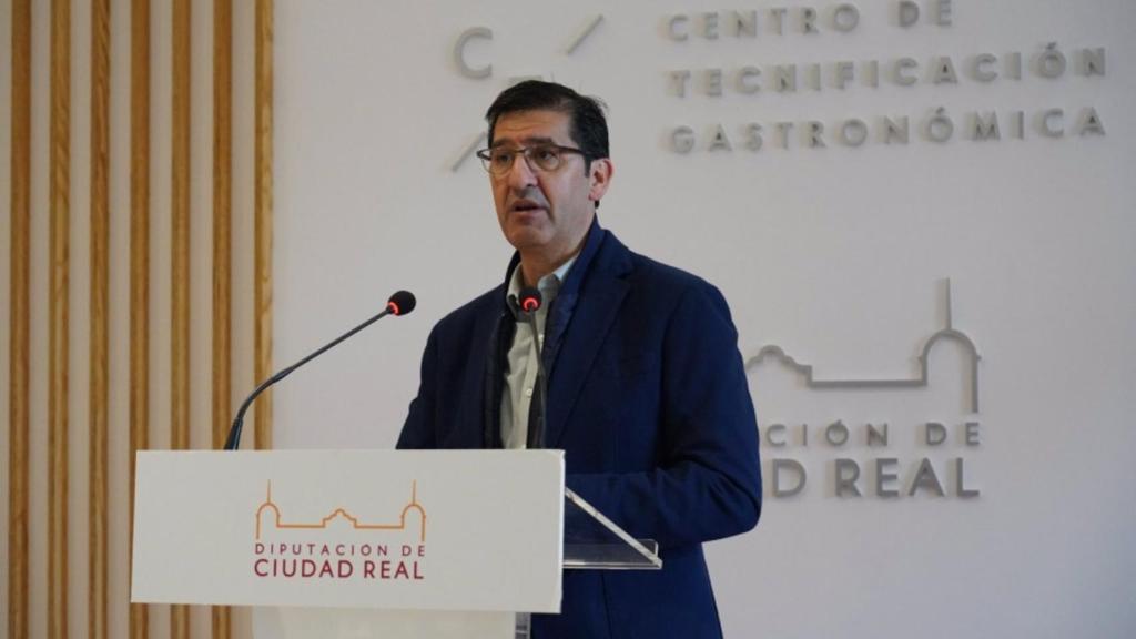 José Manuel Caballero, presidente de la Diputación de Ciudad Real. Foto: Diputación de Ciudad Real.