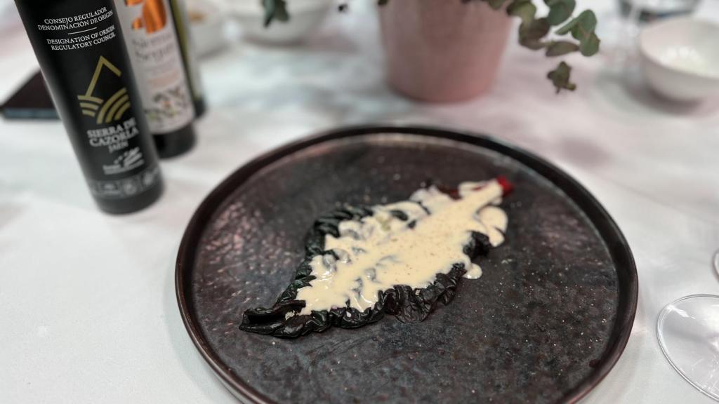 Acelga con beurre blanc de Juan Carlos García