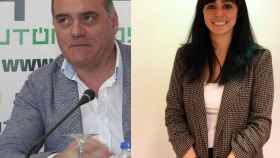 Domiciano Curiel, expresidente de ATA; y Leticia Mingueza, nueva presidenta