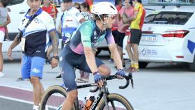 Miguel Ángel López durante una etapa de la Vuelta a San Juán