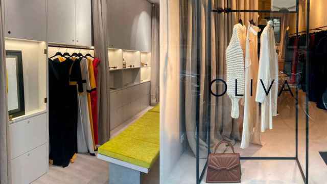 Escaparate e interior de la nueva tienda de Juanjo oliva en París.