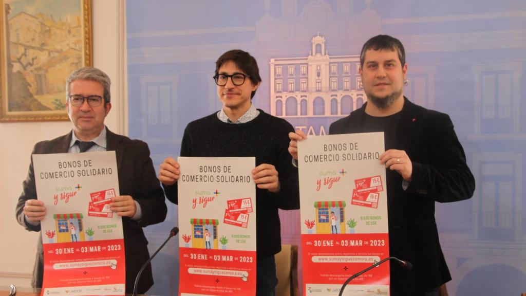 Diego Bernardo, Ángel Hernández y Ruperto Prieto