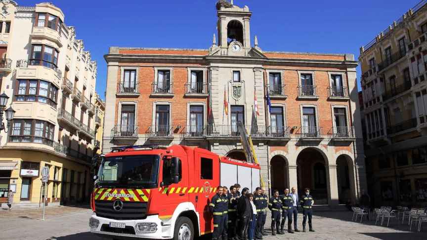 El nuevo camión de bomberos de Zamora
