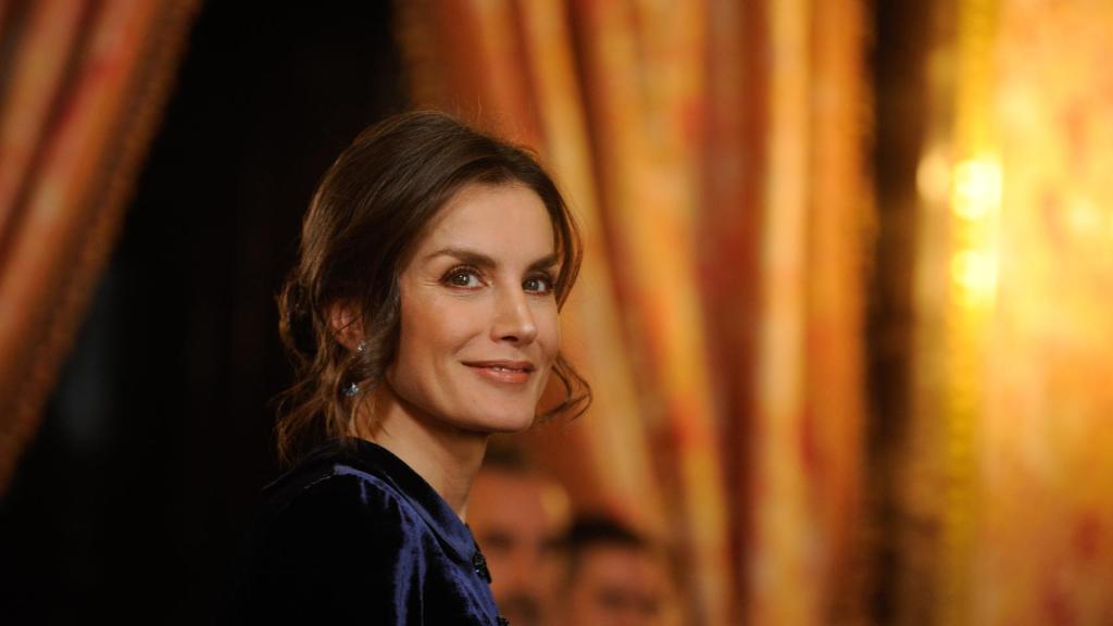 La reina Letizia en la recepción al Cuerpo Diplomático 2020.