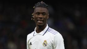 Eduardo Camavinga, en un partido del Real Madrid de la temporada 2022/2023