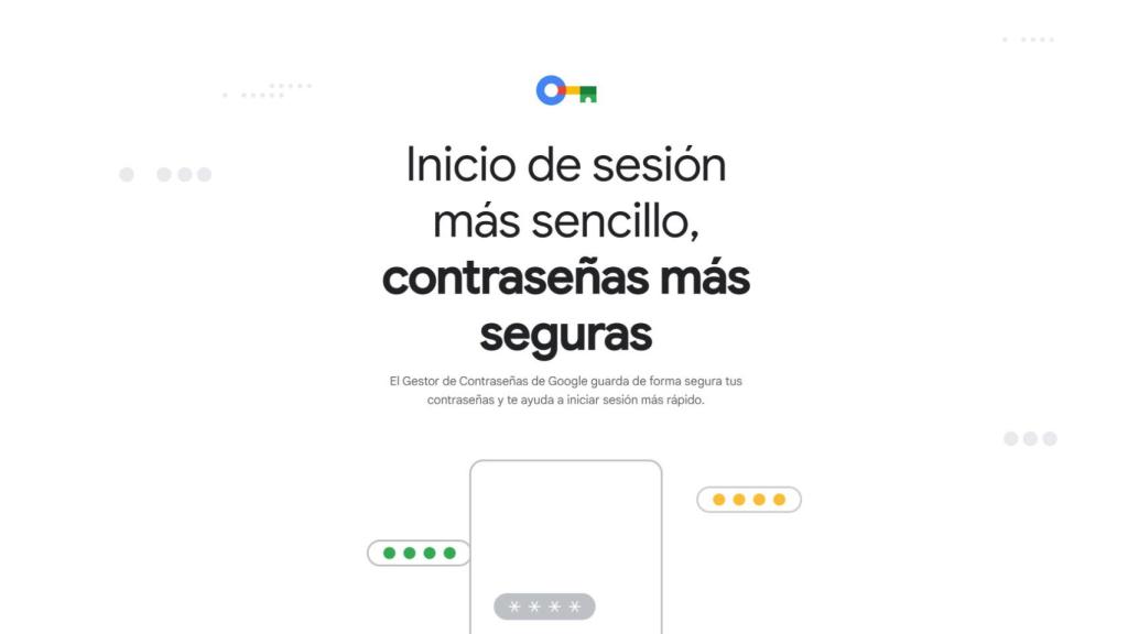 Gestor de contraseñas de Google