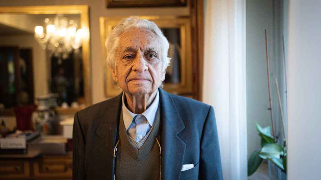 José Luis Galicia, de 92 años, duranta su encuentro con EL Español | Porfolio.