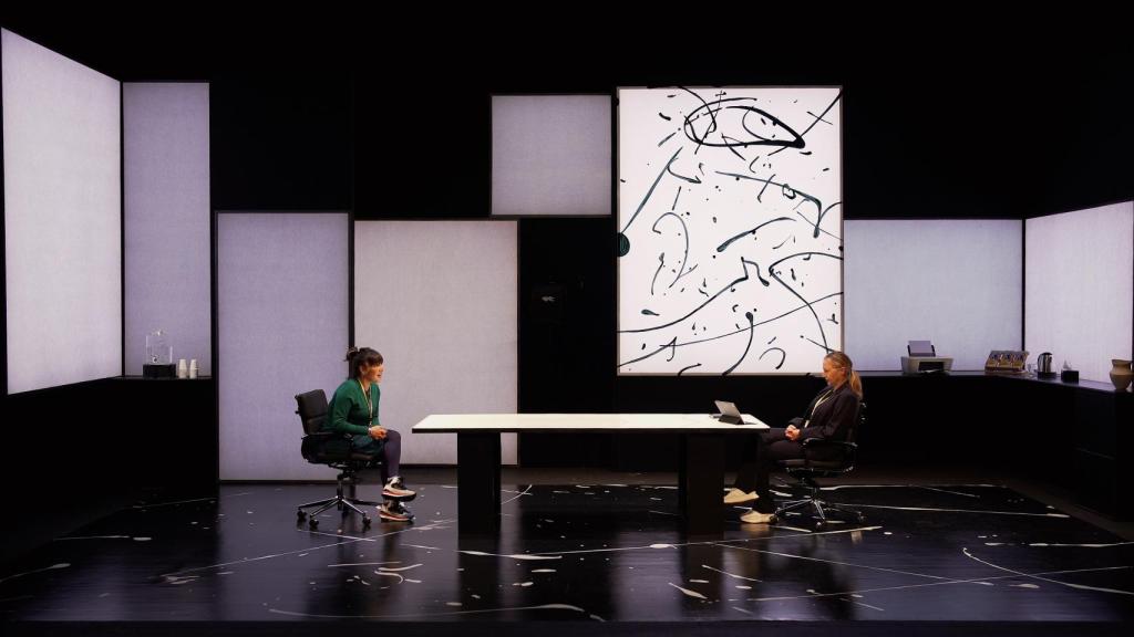 Imagen de la puesta escénica de la obra.