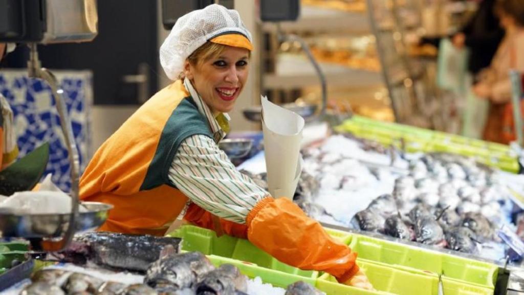 Trabajadora de Mercadona. EE