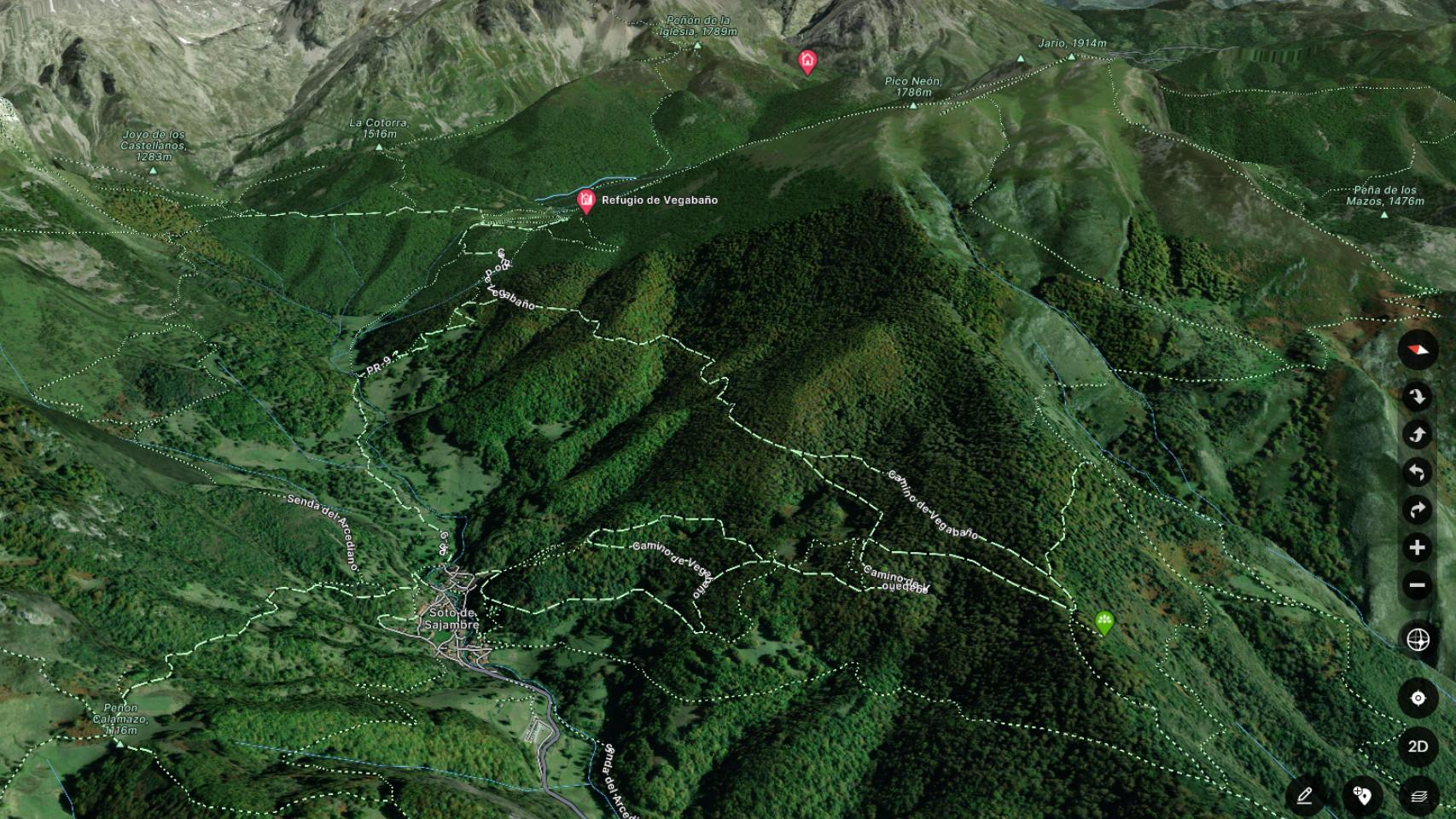 El Google Maps que ofrece detalladas rutas en 3D de toda España para ...