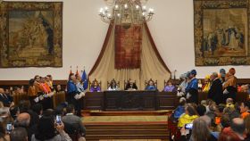 Acto de Santo Tomás de Aquino celebrado en el Paraninfo de la Universidad de Salamanca