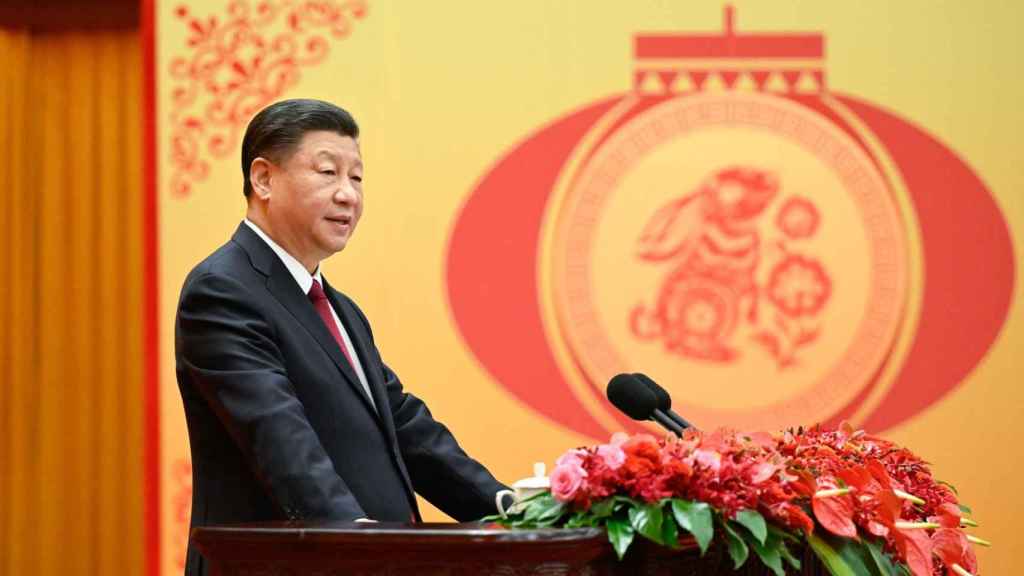 Xi Jinping, presidente de China, en un acto del Partido Comunista Chino en enero de 2023.
