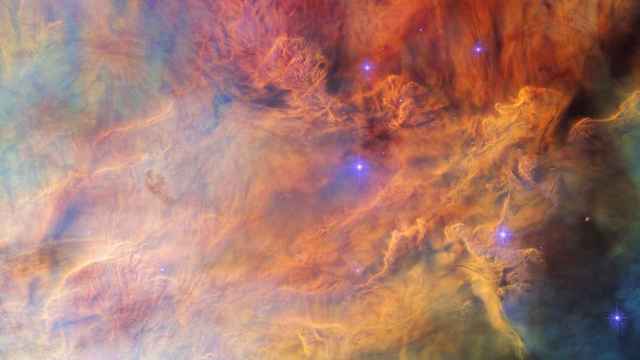 Parte del cúmulo abierto NGC 6530 captado por el Telescopio Espacial Hubble de la NASA/ESA