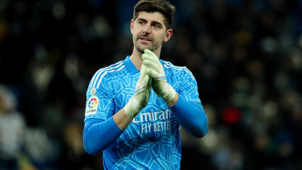 Thibaut Courtois, en el Santiago Bernabéu