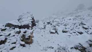 Las impresionantes imágenes de la nieve en Sierra Aitana, la montaña más alta de Alicante
