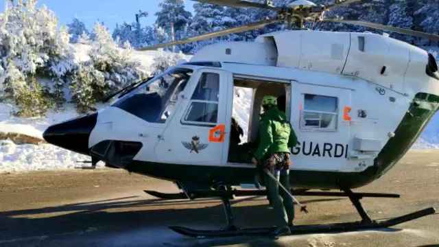 Rescate montañero en la Sierra Cebollera