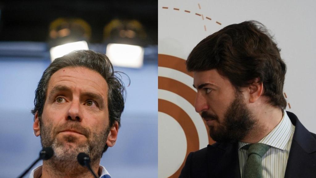 El portavoz popular, Borja Sémper, y el vicepresidente de la Junta, Juan García-Gallardo.