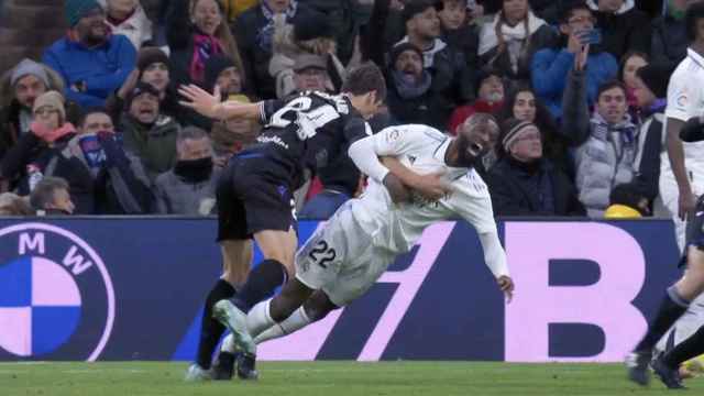 Posible penalti sobre Rüdiger en el Real Madrid - Real Sociedad