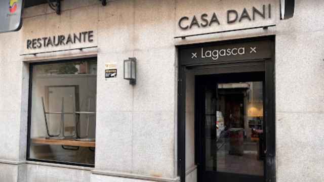 Restaurante Casa Dani, situado en la calle Lagasca, en el barrio Salamanca de Madrid.