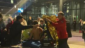 Imagen del joven herido en el ataque en Bruselas difundida en redes sociales.
