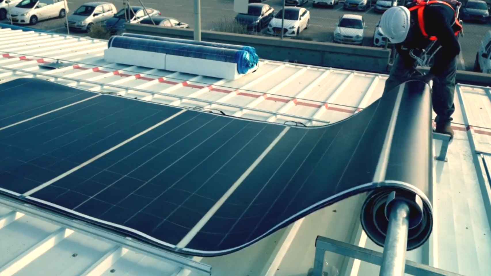 Las ingeniosas placas solares que se doblan y generan energía