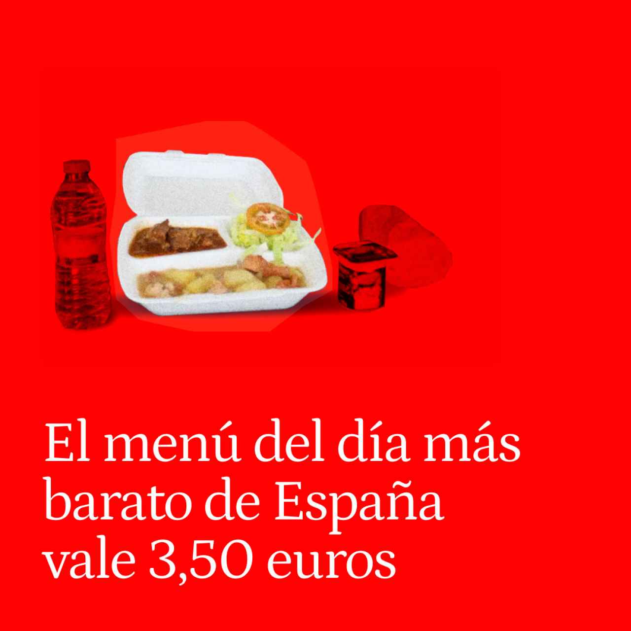 El menú del día más barato de España lo vende Francisco Porrero: ofrece ocho platos y cuesta 3,50 €