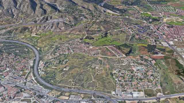 Vista de los terrenos Rojas Santa Tecla, donde se proyecta la construcción de casi 2.900 casas y un campo de golf.