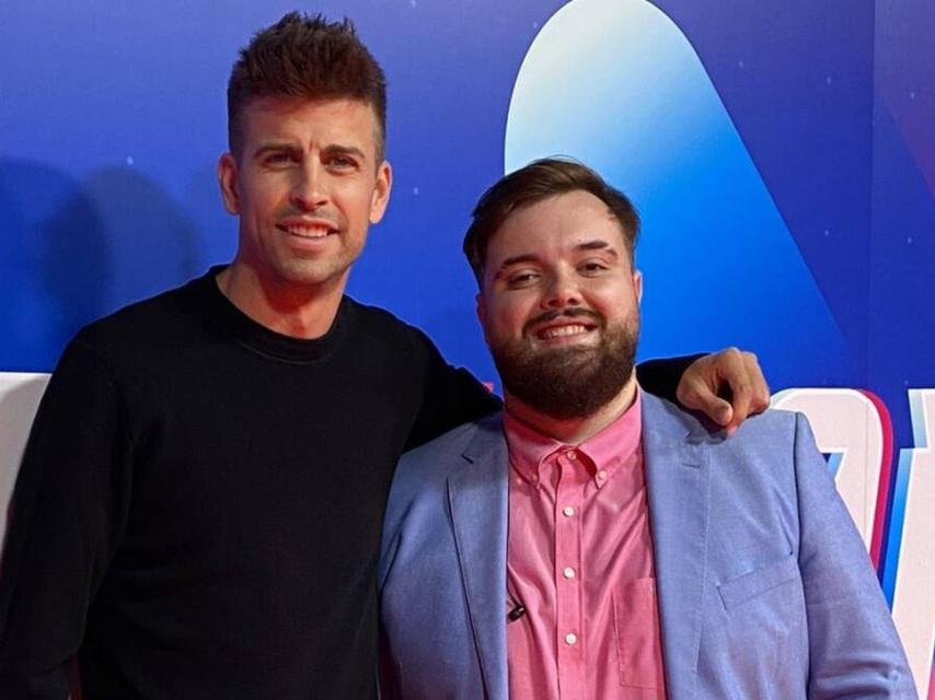 Piqué, junto a su socio en Kings League, Ibai Llanos.