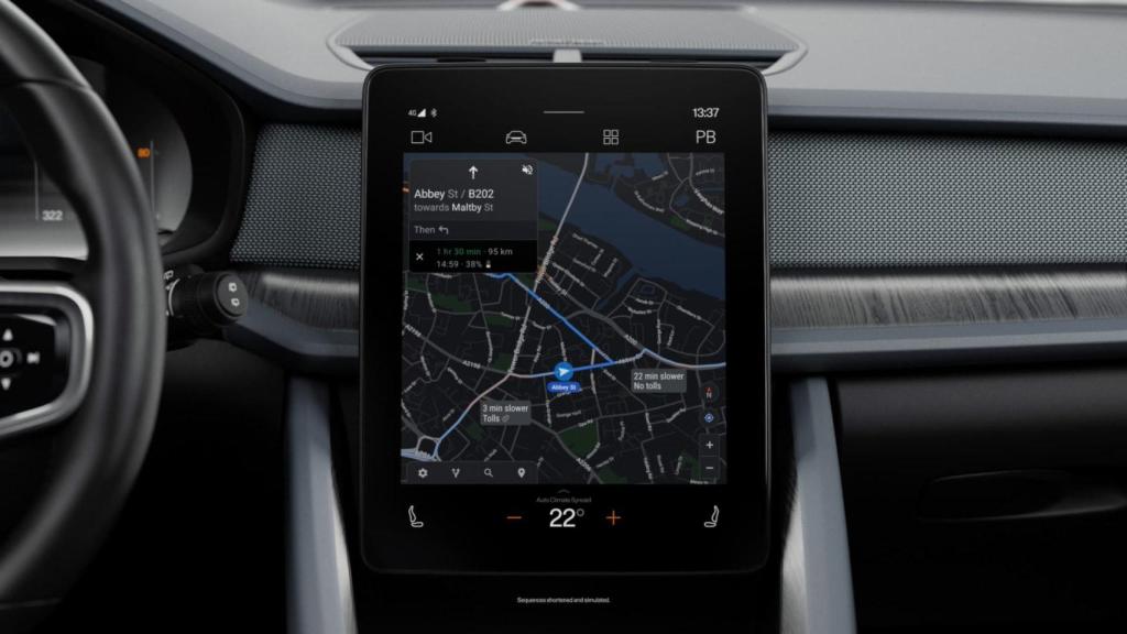 Google Maps en Android Automotive ya permite calcular paradas para recargar el coche