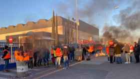 Jornada de huelga en la planta de GEWE en Noblejas (Toledo). Foto: CCOO