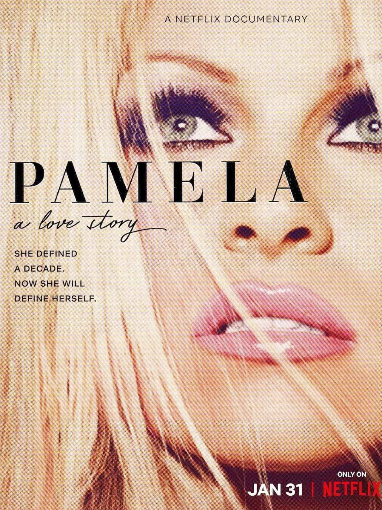 Cartel de la película de Pamela Anderson.