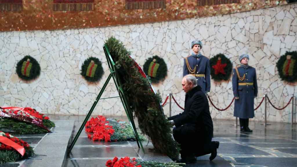 Putin en el homenaje a la batalla de Stalingrado