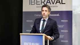 El presidente de Iberaval, César Pontvianne de la Maza, informa en rueda de prensa acerca del nuevo Plan Estratégico 2023-2025