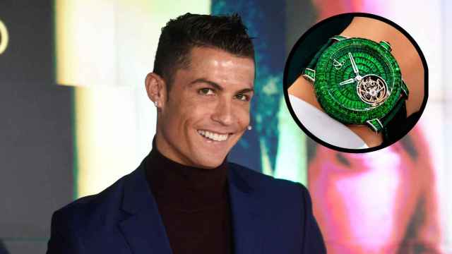 Cristiano Ronaldo en un fotomontaje de EL ESPAÑOL.