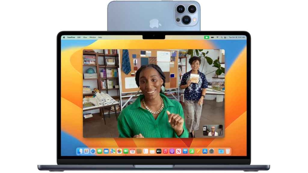 Cámara de continuidad permite usar un iPhone como webcam
