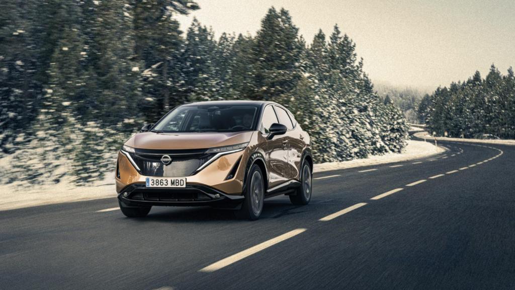 El Nissan Ariya puede tener una autonomía de hasta 525 kilómetros.