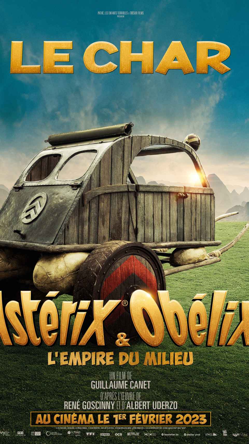 Cartel de la película de Astérix y Obélix.