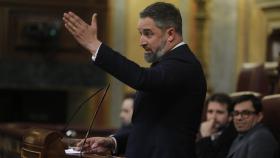 Santiago Abascal en el Congreso de los Diputados.