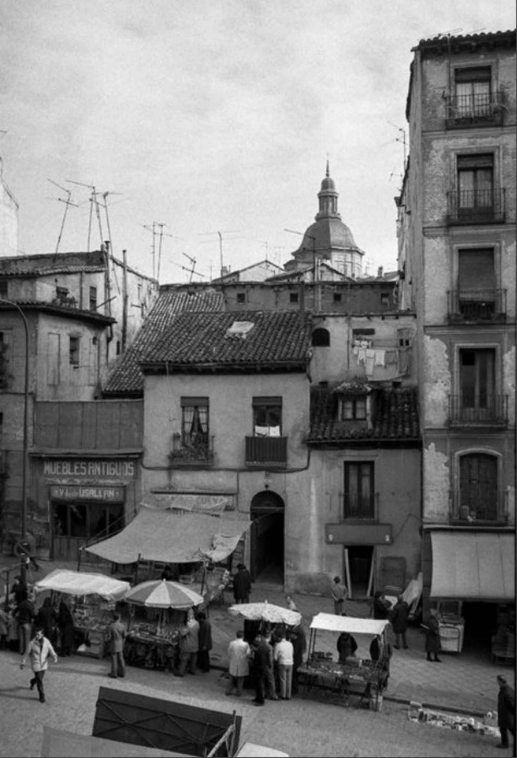 El 9 de la calle Ribera de curtidores a mediados del siglo XX.