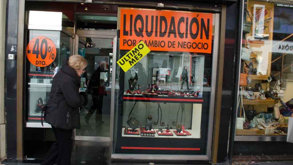 Un cese de negocio en España.