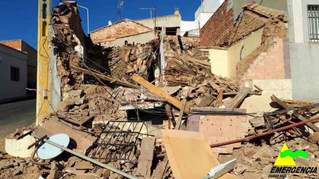 Un hombre queda atrapado en el derrumbe de una vivienda en Puertollano (Ciudad Real)