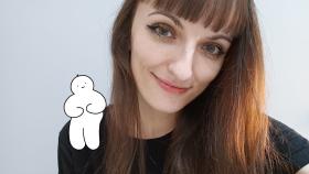 Elia Santacreu (Random Box) con su personaje.