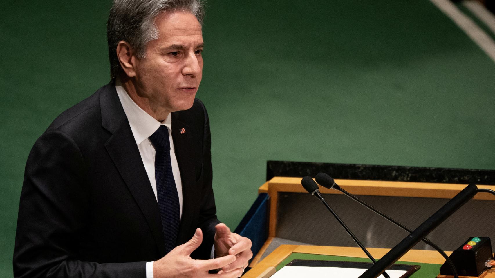 El Secretario de Estado de los Estados Unidos, Antony Blinken.