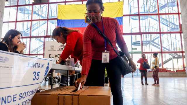 Votaciones en Madrid a las elecciones generales de Ecuador.