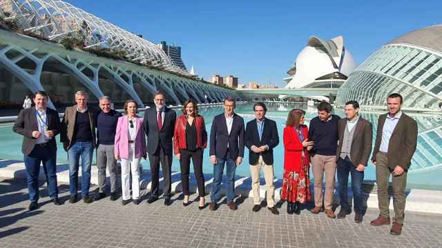 Alfonso Fernández Mañueco en la clausura de la 26 Intermunicipal del Partido Popular en Valencia