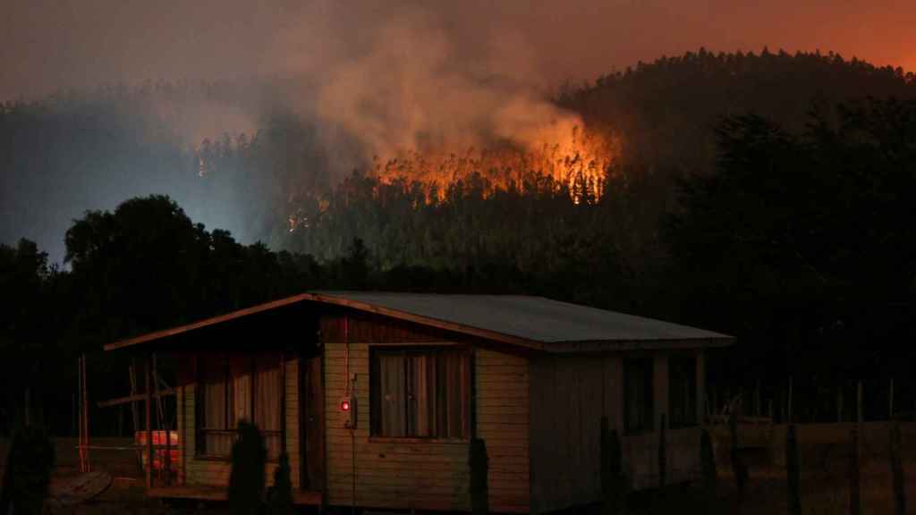 Incendio en Chile.