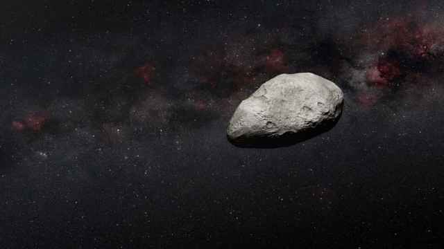 La  imagen del asteroide detectado.