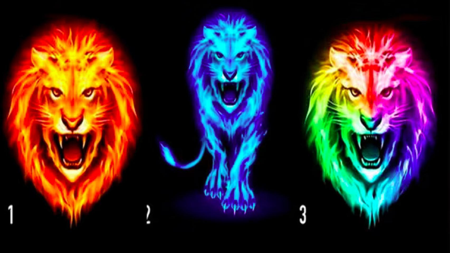 Nuevo test visual: escoge uno de los tres leones para saber la cualidad que  rige tu corazón