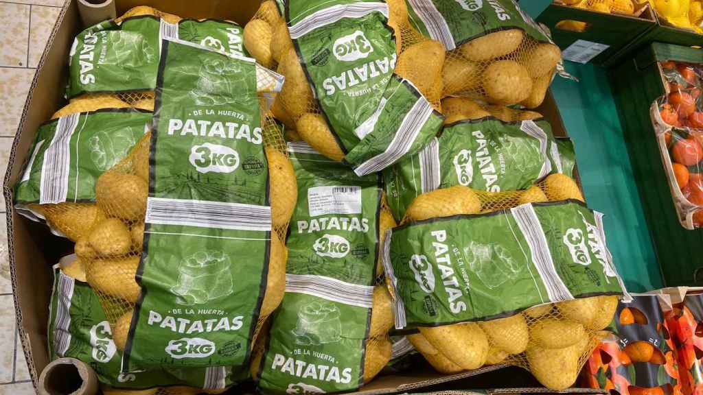 Bolsas de patatas.